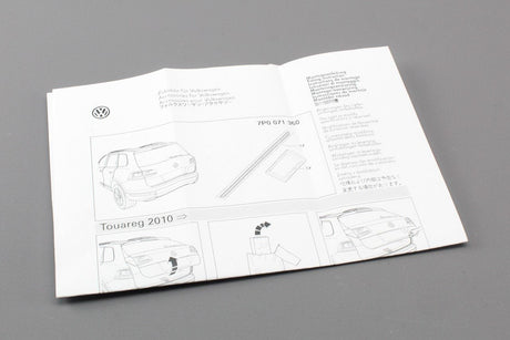 VW Touareg 2011-17 tailgate boot lid chrome effect trim strip 7P0071360