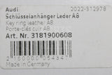Audi A8 leather Key ring 3181900608