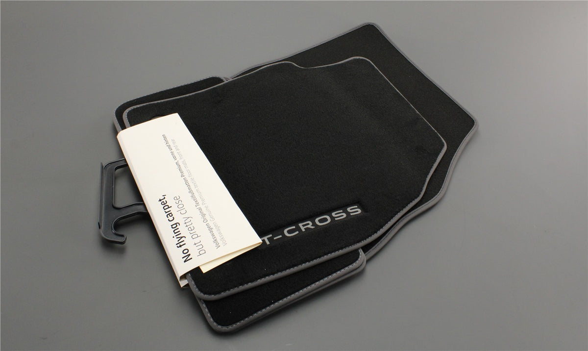 VW T-Cross 2019-on premium carpet floor mats set (RHD) 2GN061270 WGK, view 1