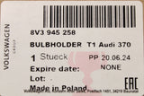 Audi A3 2013-16 3-door rear light bulb holder (right, outer) 8V3945258