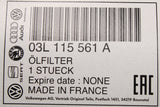 VW Polo Audi A1 Skoda Fabia Ibiza 1.4 TDI oil filter 03L115561A