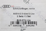 Audi A3 2013-2020 8V S-Line front mud flaps set 8V3075116