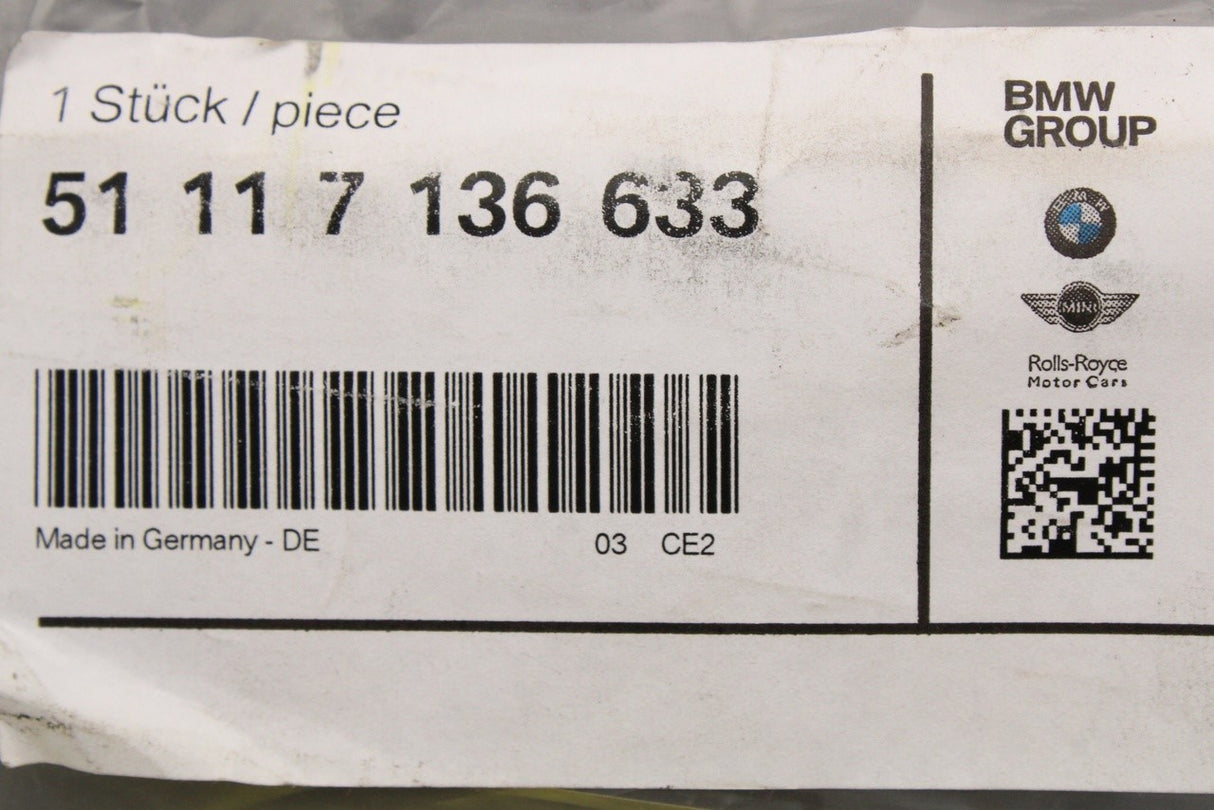 BMW 1 series E87 2003-2007 front lower bumper trim (primed) 51117136633