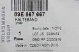 Audi Q4 e-tron sportback 2022-on parcel shelf strap (left) 89E867667