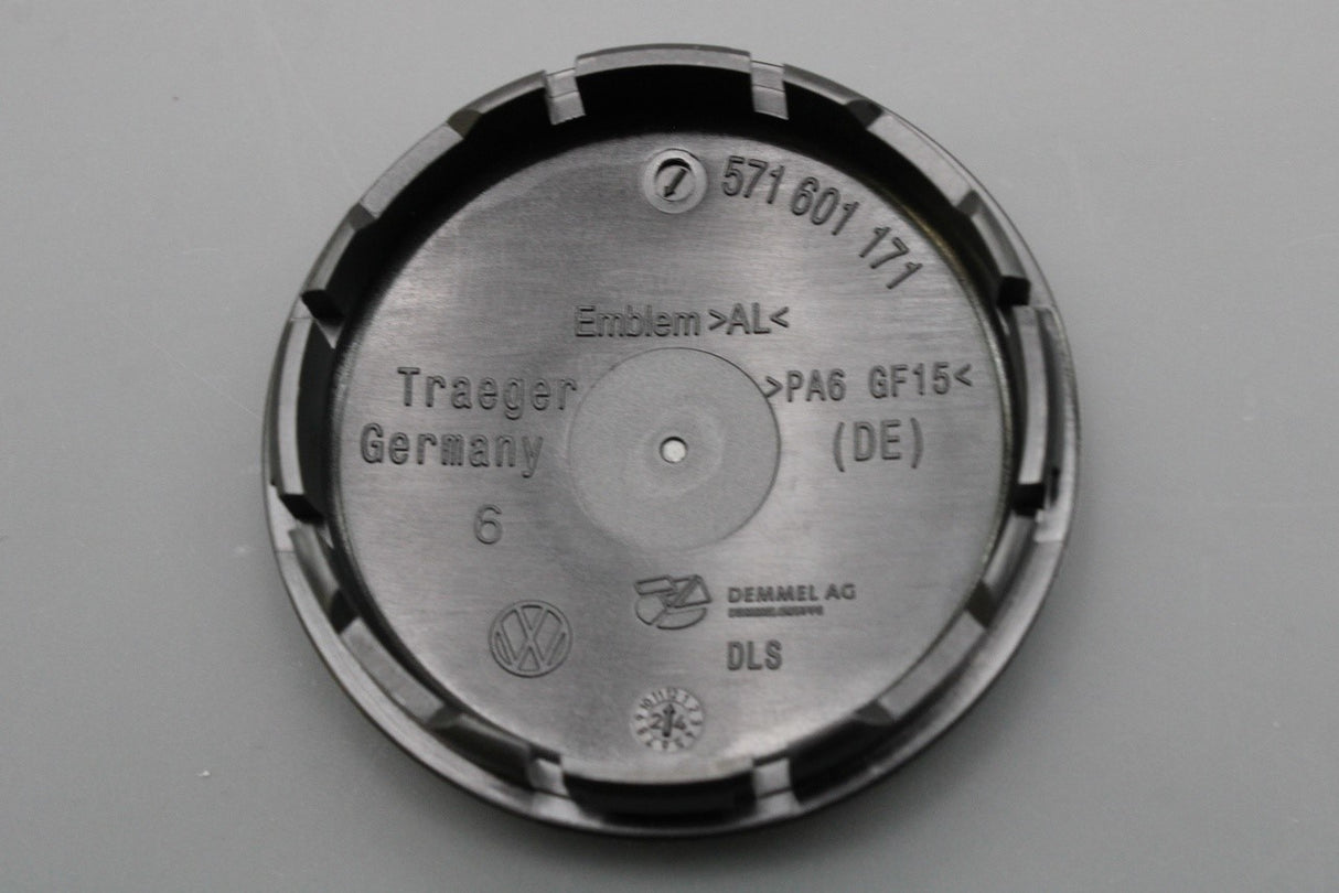 VW Passat Tiguan Tayron 2025-on alloy wheel centre cap x1 571601171 FOD