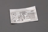 Audi A5 A6 A7 A8 Q3 diesel and adblue warning sticker 8W0010508BE