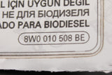 Audi A5 A6 A7 A8 Q3 diesel and adblue warning sticker 8W0010508BE