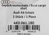 Audi A6 S6 RS6 Avant C8 2019-On boot luggage compartment tray 4K0061180