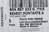 Audi Q5 SQ5 2017-25 upper A pillar interior trim (left) 80A867233G YW5