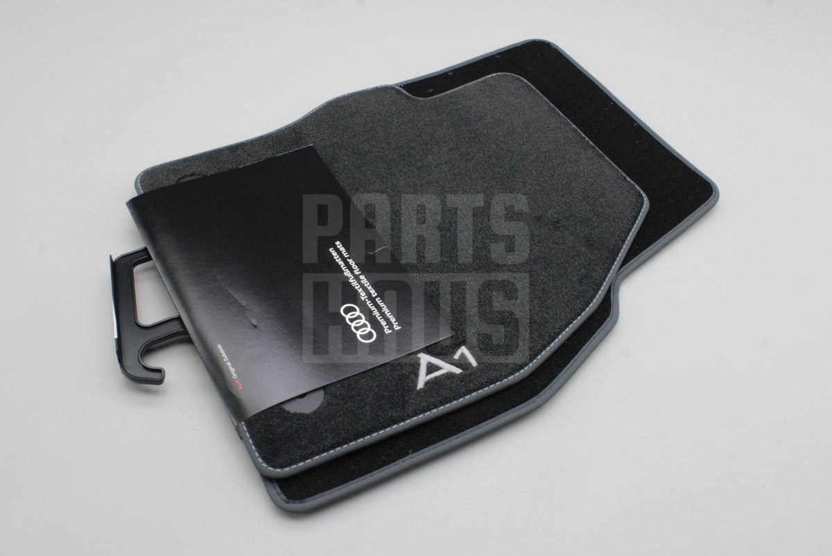 Audi A1 2019-on premium front & rear carpet floor mats set (RHD) 82C061275A / 276