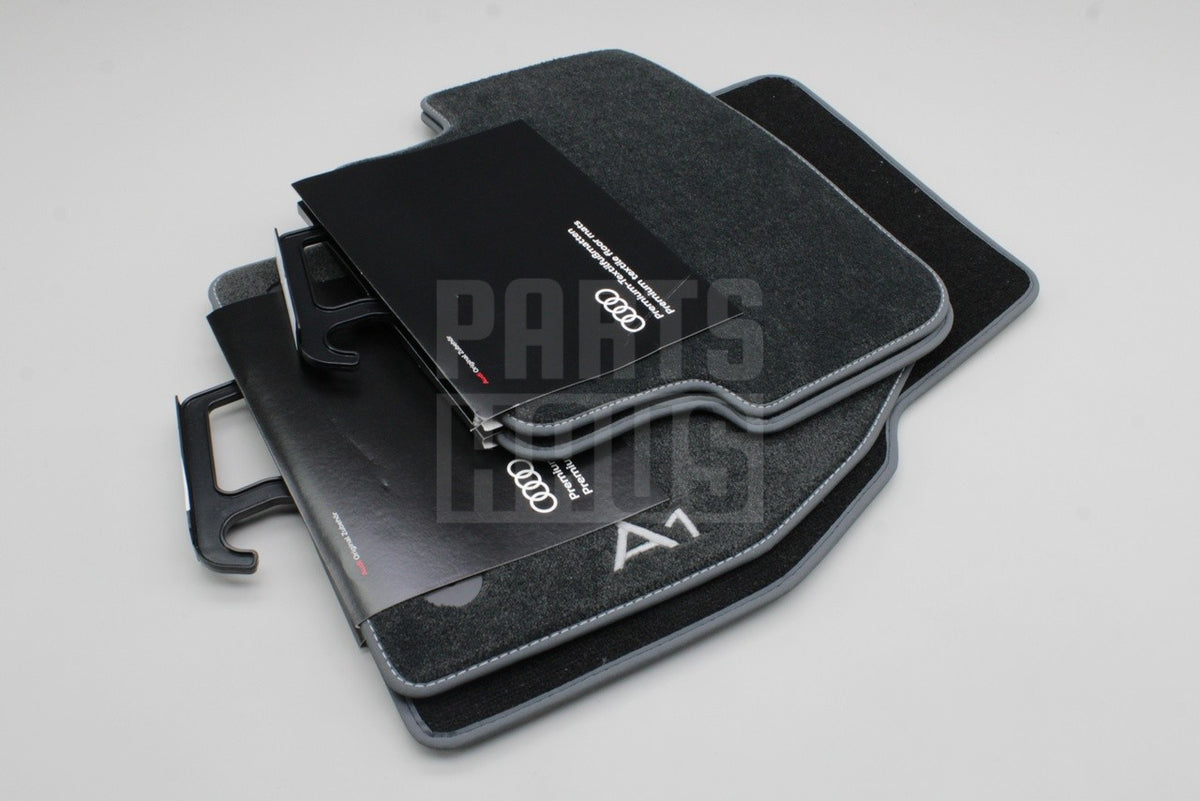 Audi A1 2019-on premium front & rear carpet floor mats set (RHD) 82C061275A / 276