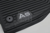 Audi A5 S5 Coupe 2017-25 front and rear rubber floor mats 8W8061501/511