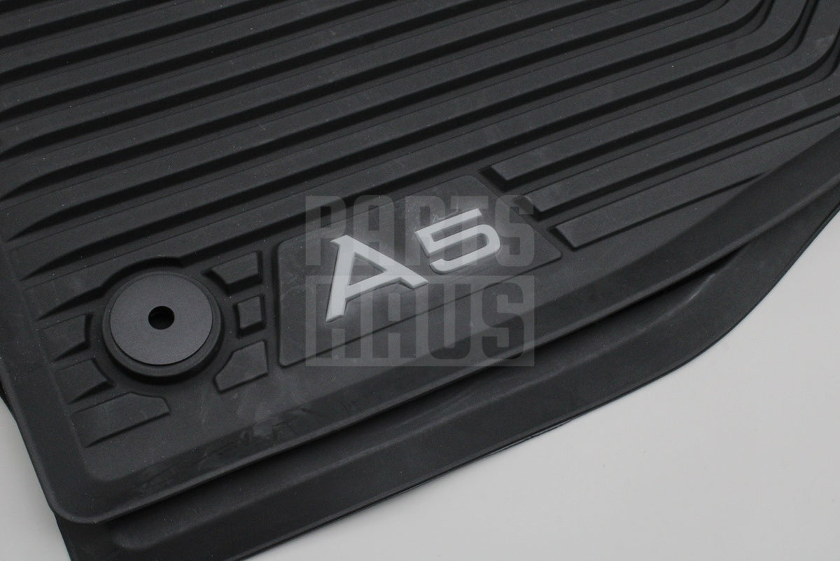 Audi A5 S5 Cabriolet 2017-2025 front & rear rubber floor mats set 8W8061501/511A