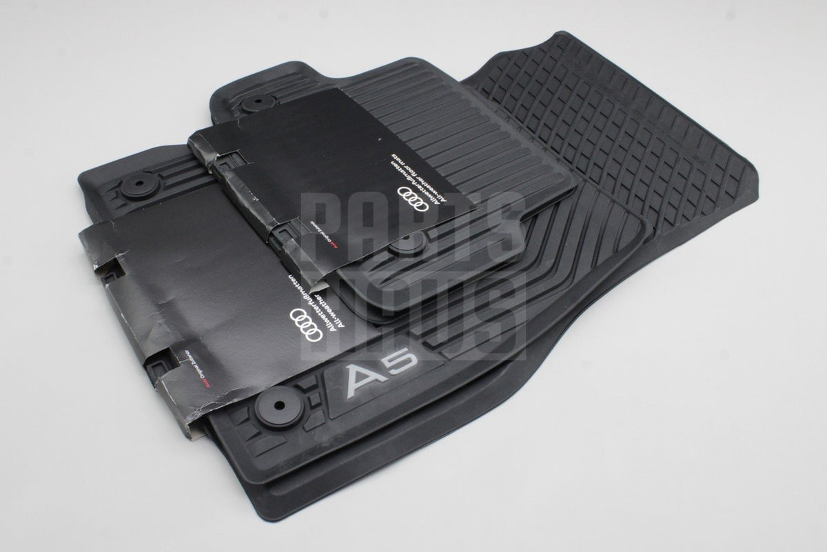 Audi A5 S5 Cabriolet 2017-2025 front & rear rubber floor mats set 8W8061501/511A