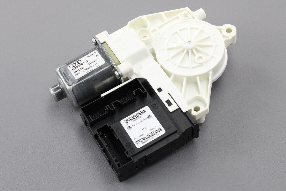 Audi R8 Spyder 2007-12 door window regulator motor (left) 427959802D, view 1