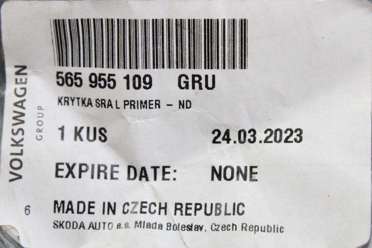 Skoda Kodiaq 2017-2024 headlight washer cover cap (left) 565955109 GRU