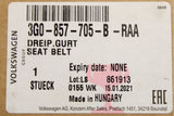 VW Passat 2015-21 three-point seat belt (front left) 3G0857705B RAA