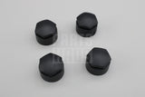 Audi A1 A3 SEAT Leon locking wheel bolt cover caps (x4) 4M0601173C 9B9
