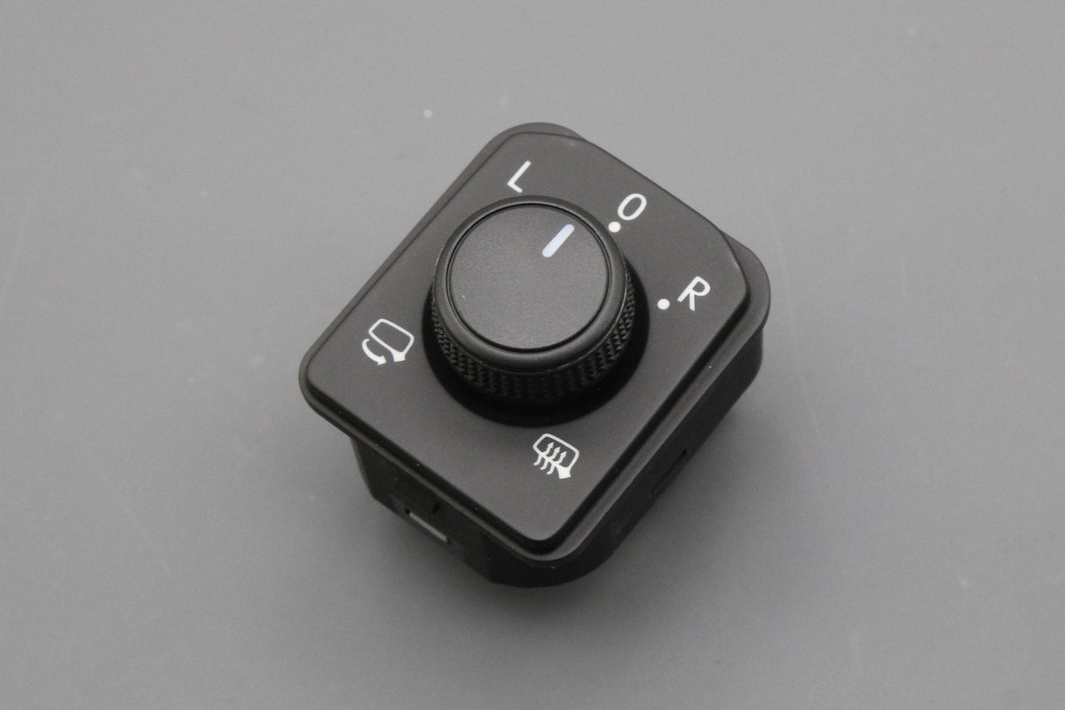 Skoda Karoq Kodiaq Octavia wing mirror adjustment switch 565959565A WHI, view 1