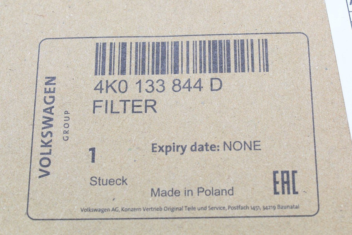 Audi A6 A7 2019- 3.0 TDI 2.9 TSI Air filter element 4K0133844D