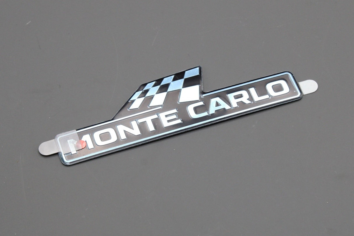Skoda Fabia 2022-on front wing 'monte carlo' badge (left) 6VA853041 TW4