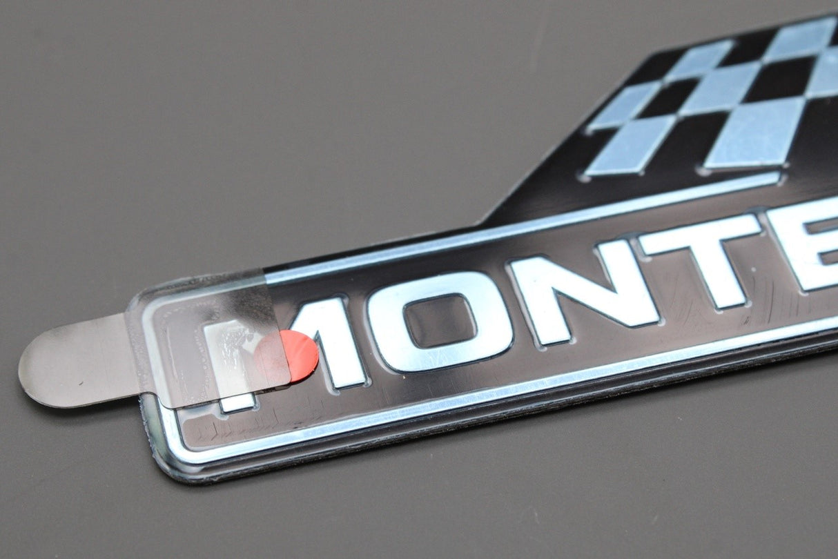 Skoda Fabia 2022-on front wing 'monte carlo' badge (left) 6VA853041 TW4