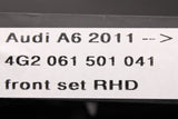 Audi A6 C7 2011-2014 RHD rubber floor mats (front & rear) 4G2061501 041