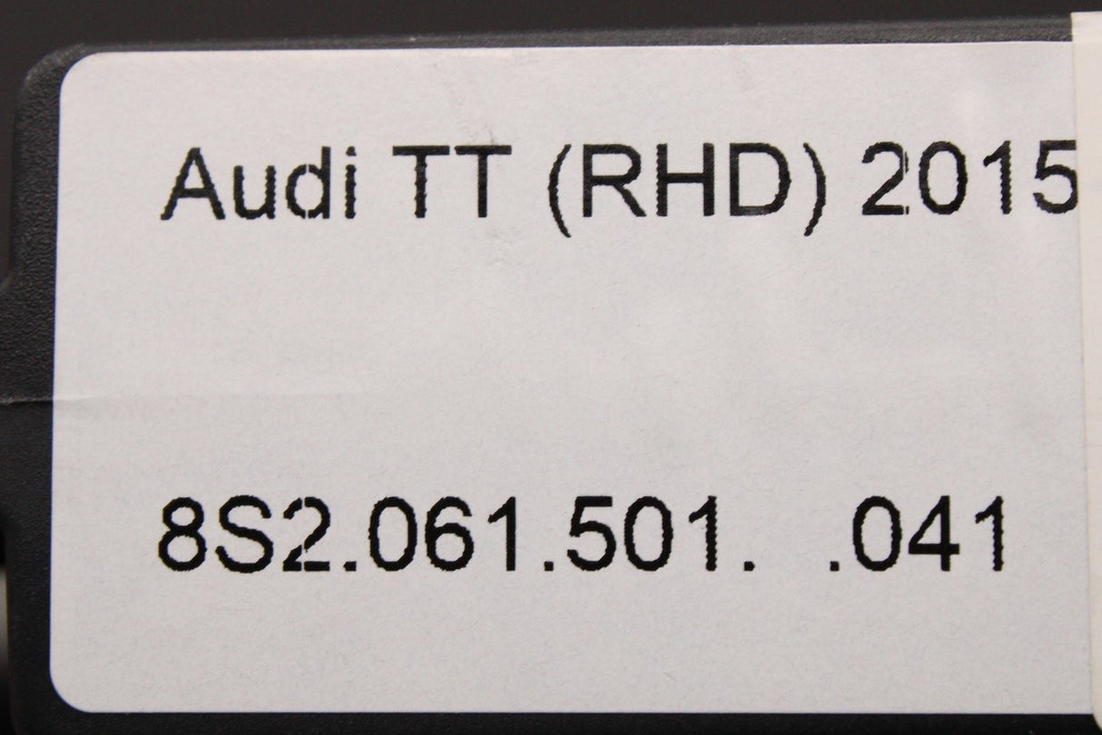 Audi TT TTS 2015-onwards front all weather floor mats set 8S2061501 041
