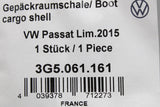 VW Passat B8 Saloon 2015-on plastic boot liner tray 3G5061161
