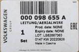 VW Audi Skoda SEAT aerial connection wire (4500mm) 000098655A