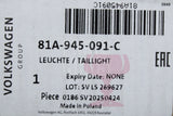 Audi Q2 2017-on LED tail light (left) 81A945091C