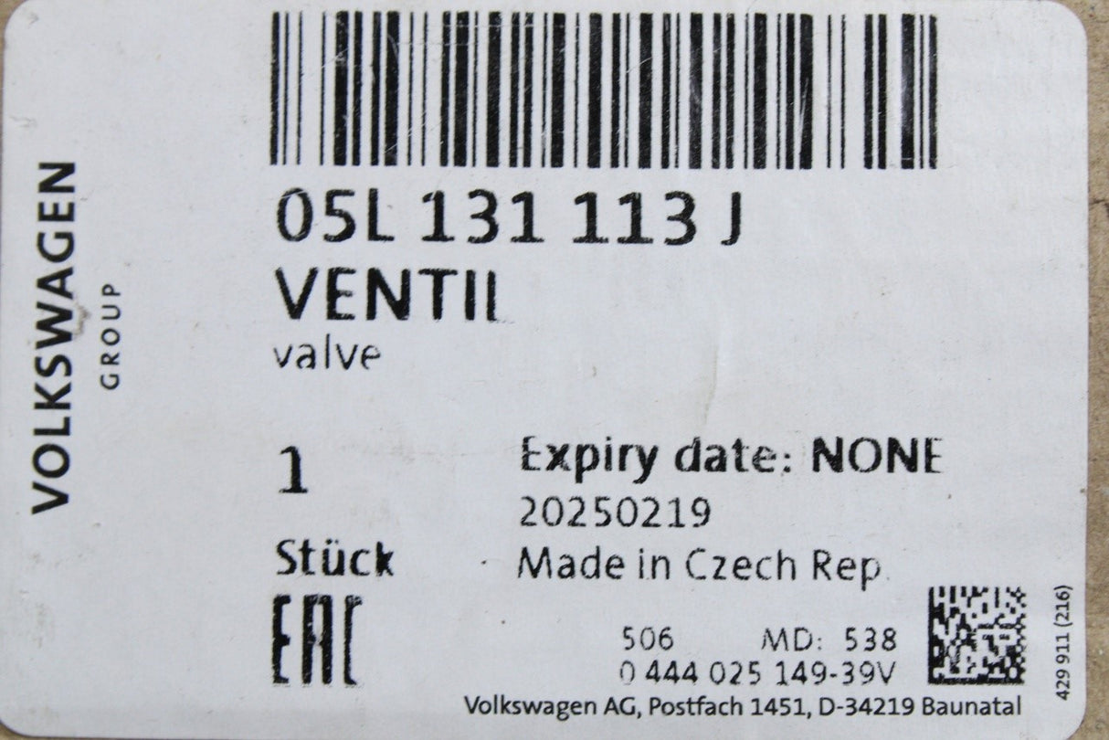 VW Golf Audi A3 Q3 Skoda SEAT 2015-on 2.0 TDI AdBlue injector 05L131113J