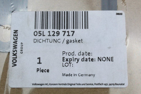 VW Audi Skoda SEAT 2015-on 2.0 TDI intake manifold gasket seal 05L129717