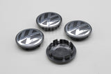 VW Transporter Cali T5 alloy wheel centre caps set (x4) 7L6601149B RVC
