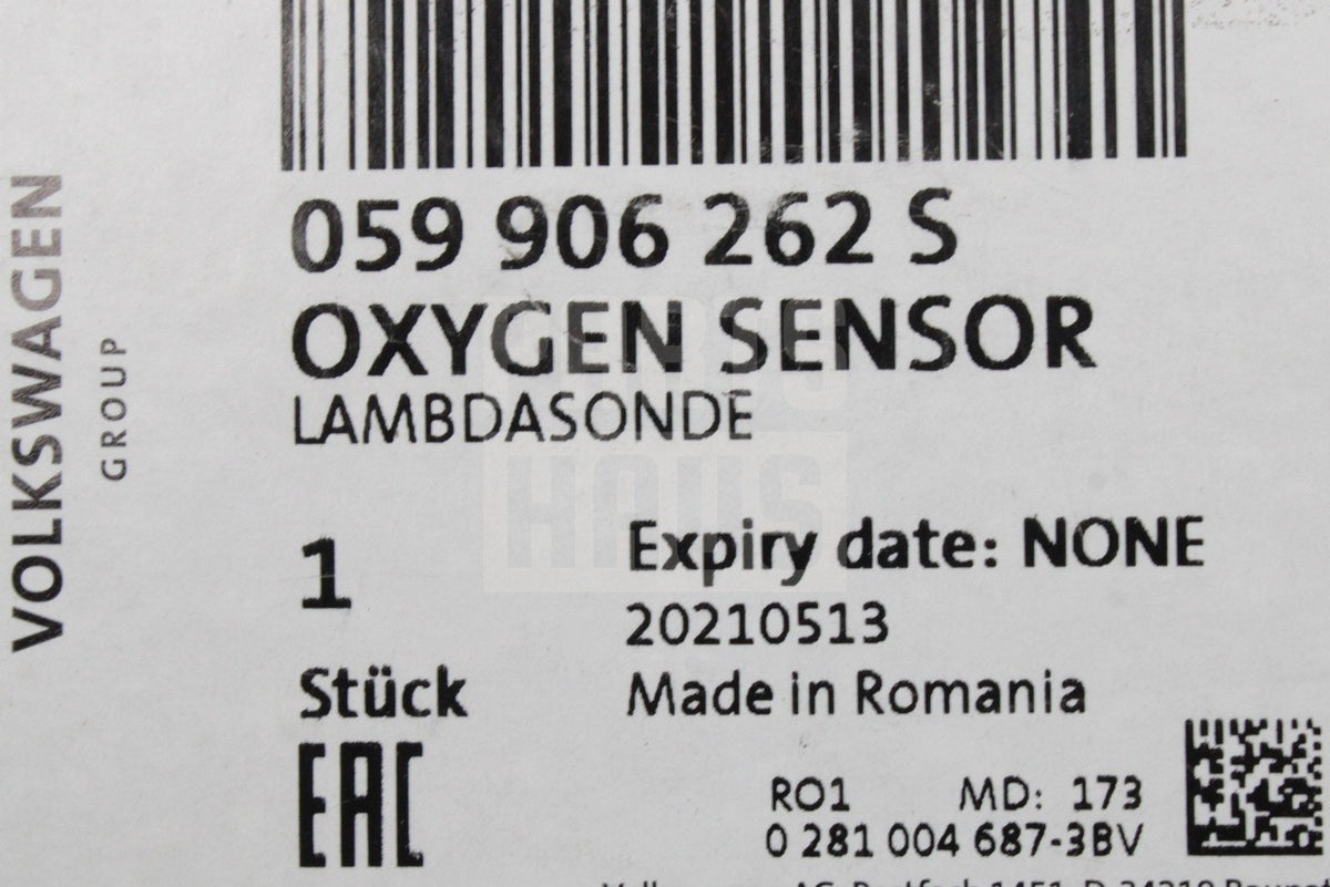 VW Amarok 2018-2022 3.0 TDI V6 lambda probe (before catalyst) 059906262S
