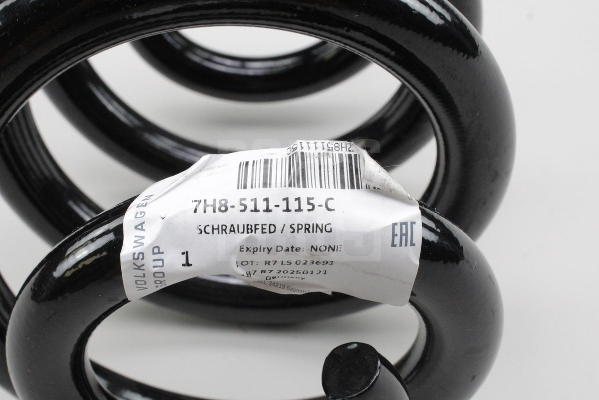 VW Transporter T5 T5.1 T6 T6.1 2003-24 rear coil spring (x1) 7H8511115C