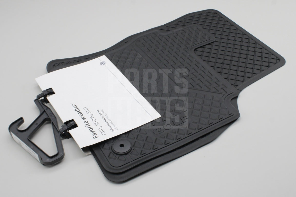VW Golf MK7 MK7.5 2013-20 front rubber floor mats RHD 5G2061502A 82V