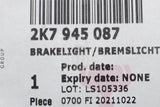 VW Caddy 2021-on rear third brake light (tailgate models) 2K7945087