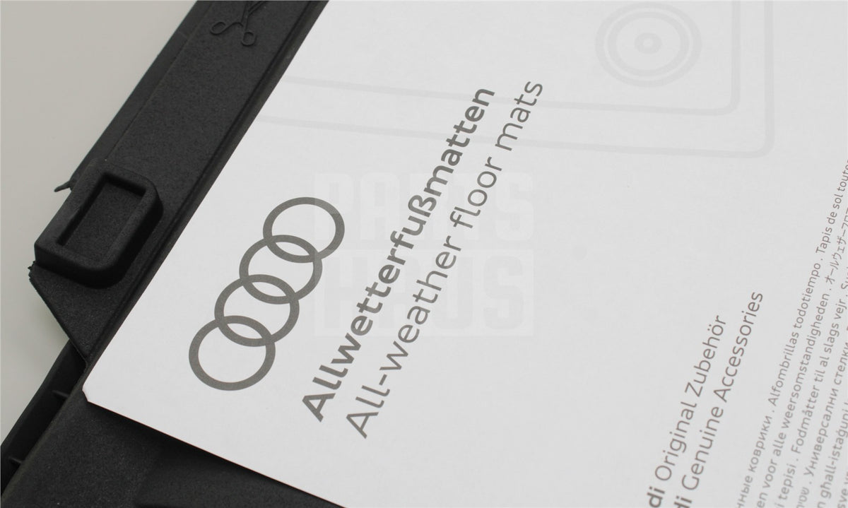 Audi A4 S4 B9 2016-2020 front rubber floor mats set (RHD) 8W2061501 041