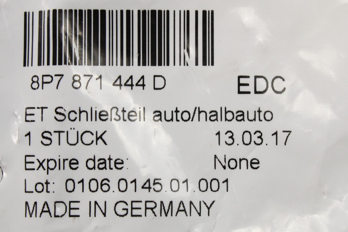 VW Golf T-Roc Audi A3 Cabriolet roof latch closing unit right 8P7871444D