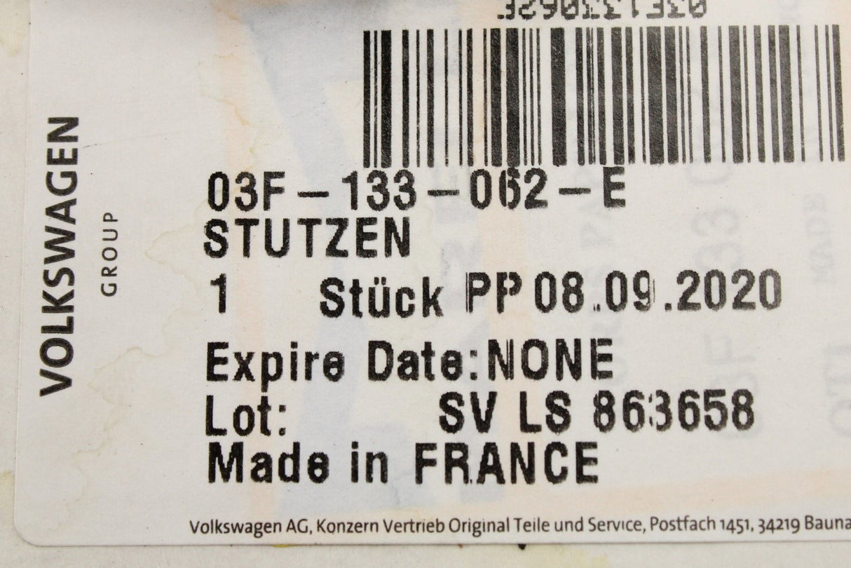 VW Golf MK7 Passat Sharan Audi A3 1.4 TSI TFSI throttle body 03F133062E