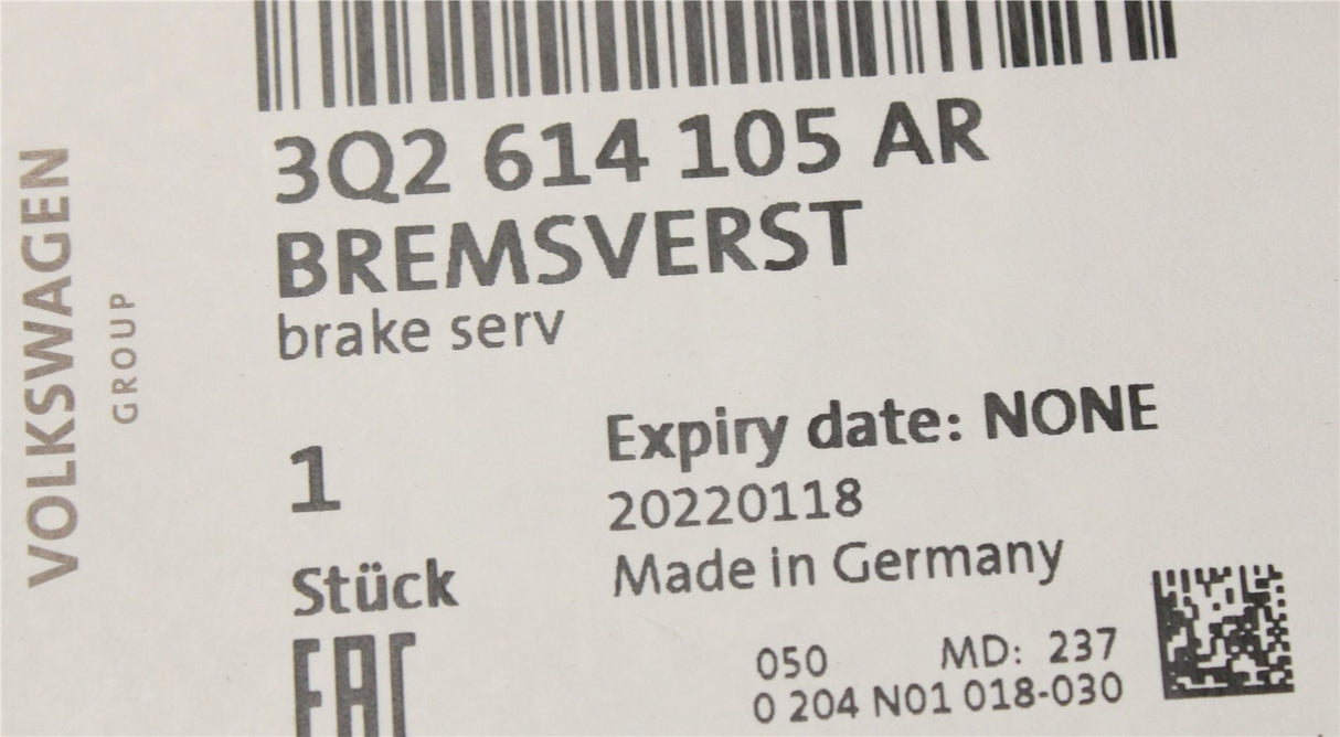 VW Passat B8 Arteon Skoda Superb 3V brake servo 3Q2614105AR
