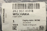 VW Caddy Touran 09-15 front windscreen wiper arm (drivers) 2K2955410B