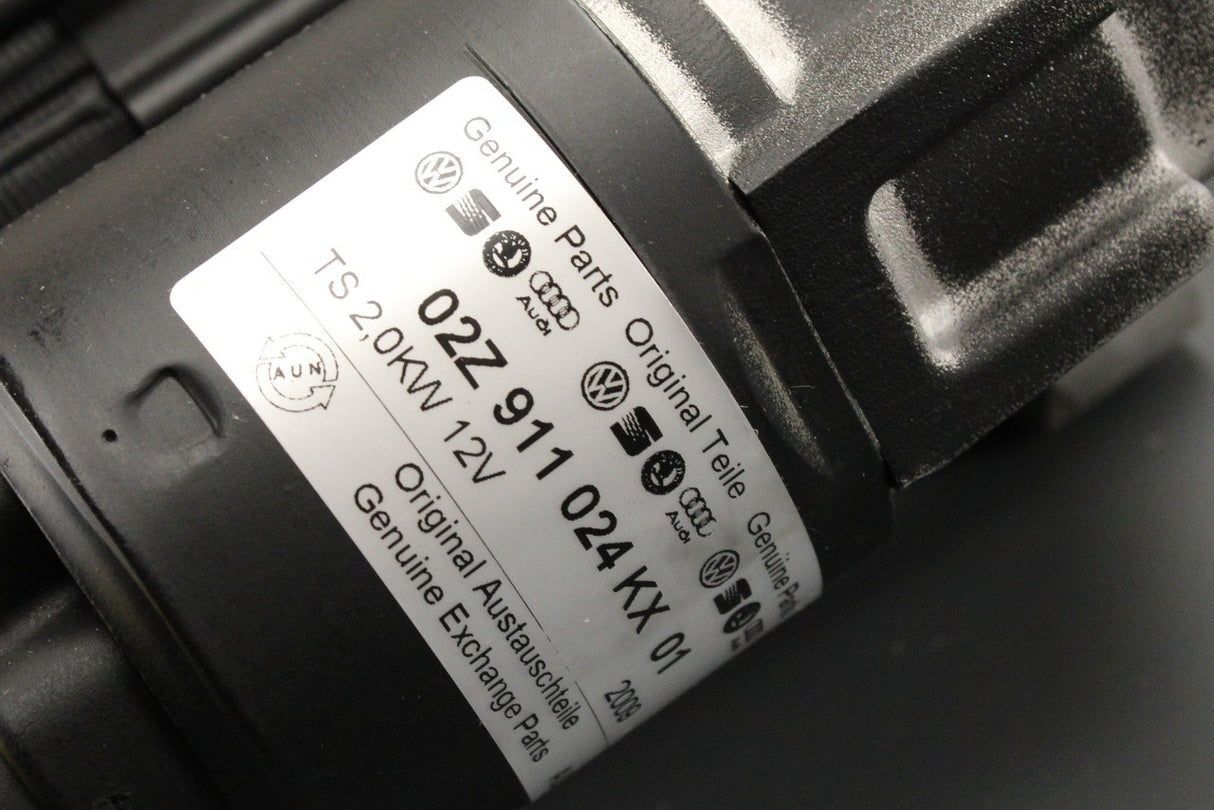 VW Golf MK6 Audi A1 Skoda Seat starter motor (Valeo) 02Z911024KX