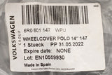 VW Polo 6R 2010-14 wheel trim hub cap 14 inch 6R0601147 WPU