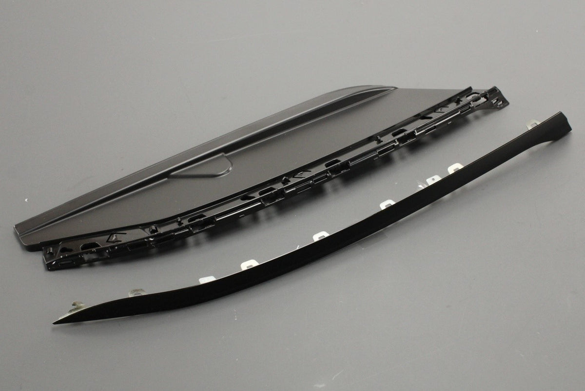 VW Touareg 2018-23 upper headlight trim black (right) 761998120B, view 1