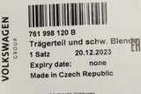 VW Touareg 2018-23 upper headlight trim black (right) 761998120B