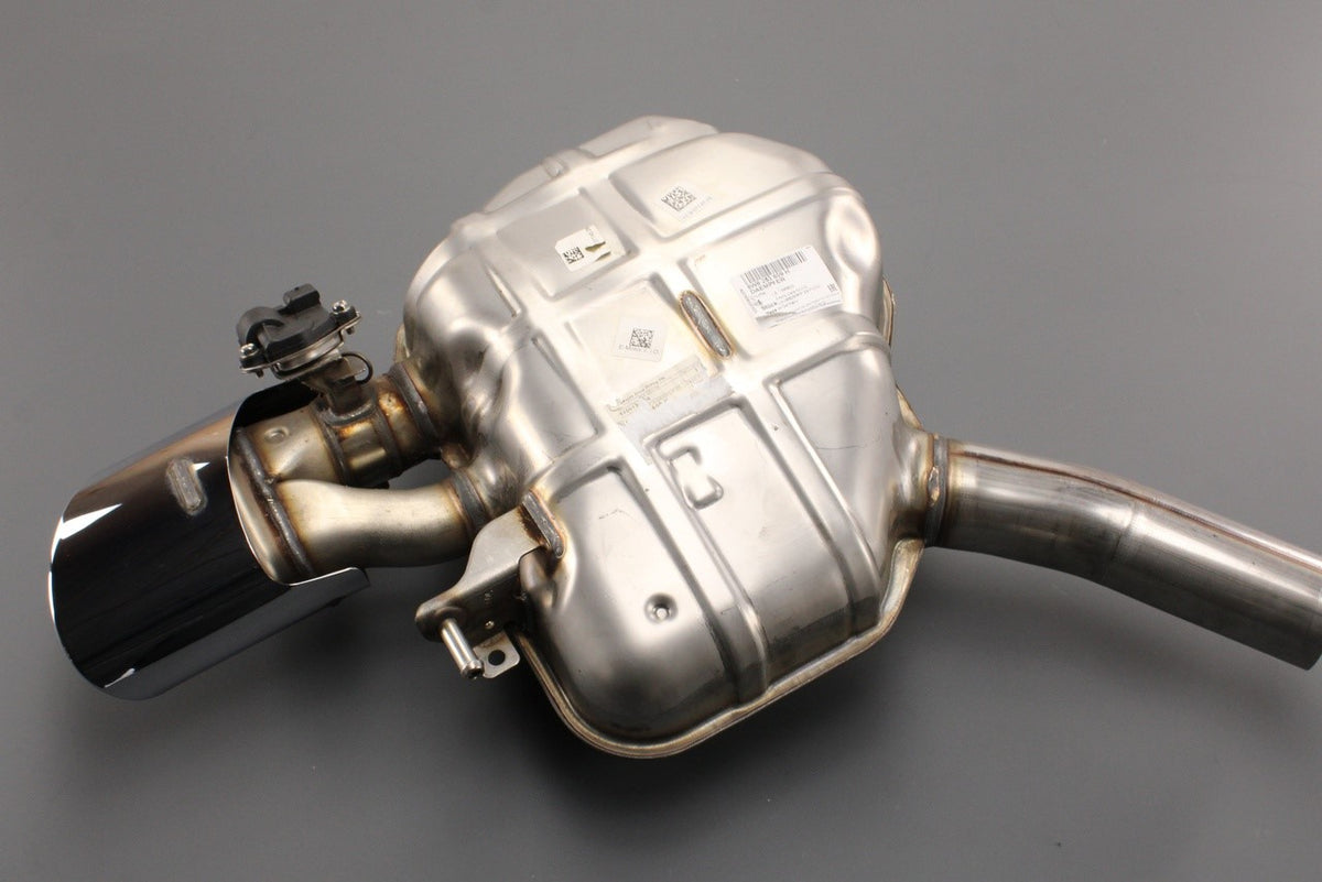 Audi RS5 2018-on exhaust silencer with flap (rear left) 8W6253609H, view 1