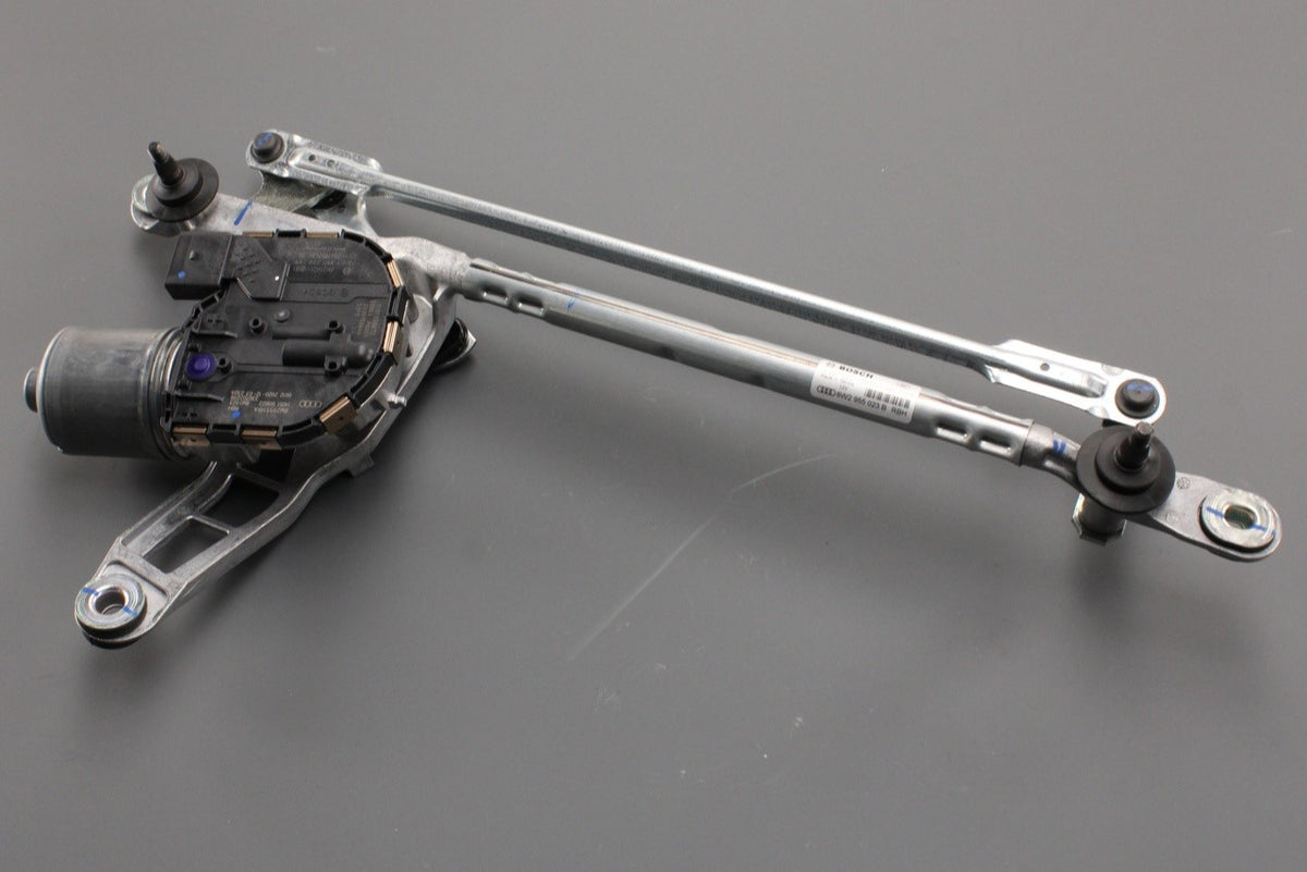 Audi A4 S4 RS4 2016-on wiper linkage & motor assembly (RHD) 8W2955023B, view 1