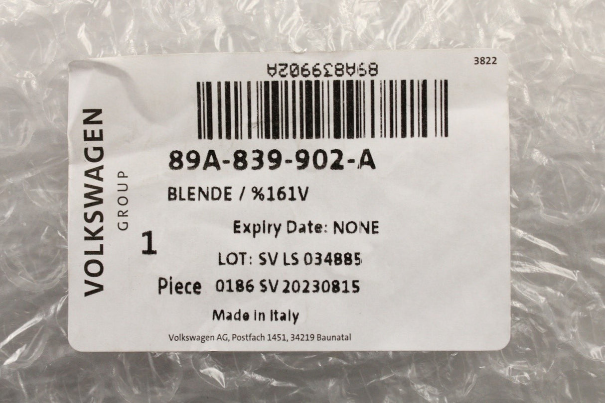 Audi Q4 e-tron 2022-on exterior b-pillar trim (right) 89A839902A